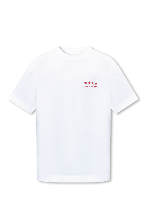 Givenchy white t shirt hotsell